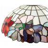 Image 2 : CONTEMPORARY STAINED GLASS FLORAL HANGING LAMP