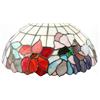 Image 3 : CONTEMPORARY STAINED GLASS FLORAL HANGING LAMP