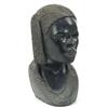 Image 2 : PAIR OF CARVED STONE AFRICAN FIGURAL BOOK ENDS
