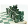 Image 2 : HAND CARVED MEXICAN ONYX CHESS SET