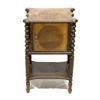 Image 1 : VINTAGE SMOKING STAND WITH COPPER LINED HUMIDOR