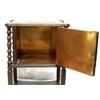 Image 2 : VINTAGE SMOKING STAND WITH COPPER LINED HUMIDOR