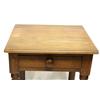 Image 2 : ANTIQUE WALNUT SINGLE DRAWER WORK TABLE