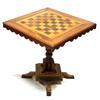Image 1 : AMERICAN FOLK ART PINE WOOD GAME TABLE