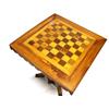 Image 2 : AMERICAN FOLK ART PINE WOOD GAME TABLE