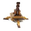 Image 5 : AMERICAN FOLK ART PINE WOOD GAME TABLE