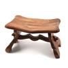 Image 1 : ANTIQUE CARVED OAK FOOT STOOL