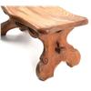 Image 2 : ANTIQUE CARVED OAK FOOT STOOL