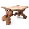 Image 4 : ANTIQUE CARVED OAK FOOT STOOL