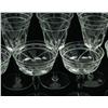 Image 3 : 14 VINTAGE CRYSTAL STEMWARE ETCHED DESIGN GLASSES