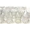 Image 2 : LARGE LOT OF CLEAR FOSTORIA COIN PATTERN GLASSWARE