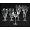 Image 1 : FOSTORIA MULBERRY PATTERN CRYSTAL STEMWARE LOT