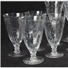 Image 2 : FOSTORIA MULBERRY PATTERN CRYSTAL STEMWARE LOT