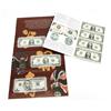 Image 1 : UNCUT CURRENCY SHEET AND LUCKY MONEY 888 SET