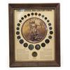 Image 1 : UNITED STATES 20TH CENTURY FRAMED COIN COLLECTION