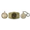 Image 1 : MORGAN SILVER DOLLAR LOT IN BUCKLE & KEY CHAINS