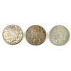 Image 3 : 9 MORGAN & PEACE SILVER DOLARS F TO XF