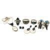 Image 1 : SOUTHWESTERN STERLING SILVER JEWELRY LOT