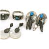 Image 2 : SOUTHWESTERN STERLING SILVER JEWELRY LOT