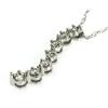 Image 1 : LADIES 14K WHITE GOLD DIAMOND JOURNEY NECKLACE
