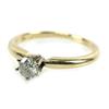 Image 1 : LADIES 14K YELLOW GOLD 1/4 CT DIAMOND SOLITAIRE