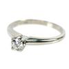 Image 1 : LADIES 14K WHITE GOLD 3/8 CT DIAMOND SOLITAIRE