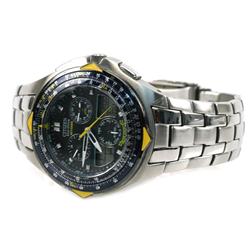 CITIZEN ECO-DRIVE SKYHAWK BLUE ANGELS WRIST WATCH