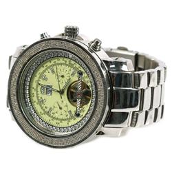 MENS FREEZE DIAMOND CHRONOGRAPH WRIST WATCH