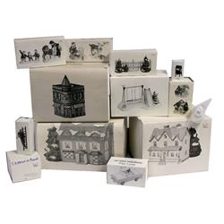 DEPARTMENT 56 SNOW VILLAGE CERAMIC SCULPTURES