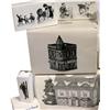 Image 3 : DEPARTMENT 56 SNOW VILLAGE CERAMIC SCULPTURES