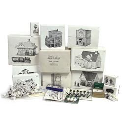 DEPARTMENT 56 SNOW VILLAGE CERAMIC SCULPTURES