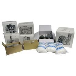 DEPARTMENT 56 SNOW VILLAGE CERAMIC SCULPTURES
