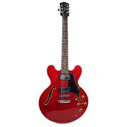 CARLO ROBELLI UAS-823B HOLLOW BODY ELECTRIC GUITAR