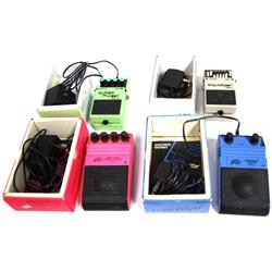 BOSS PEAVEY DISTORTION PEDAL LOT OF 4 IN BOXES