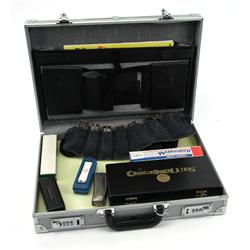 VINTAGE HARMONICA GROUPING WITH STORAGE CASE