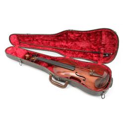 JACOBIUS STAINER VIOLIN WITH BOW NEEDS WORK