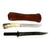Image 1 : LOT OF TWO HAND MADE CUSTOM KNIVES