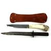 Image 3 : LOT OF TWO HAND MADE CUSTOM KNIVES