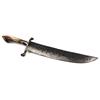 Image 1 : MASSIVE BLACKSMITH FORGED STAG HANDLE BOWIE KNIFE