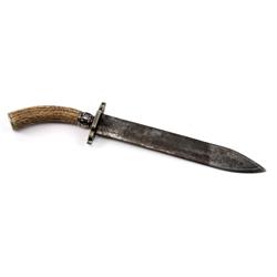 ESSER HUNTING TYPE KNIFE WITH STAG HANDLE