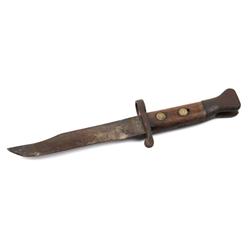 BRITISH BAYONET MADE INTO COMBAT KNIFE
