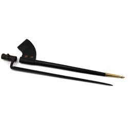 SOCKET BAYONET MARKED US WITH REPRO SCABBARD