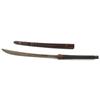 Image 4 : ANTIQUE BURMESE DHA SWORED AND SCABBARD