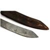 Image 3 : CARVED HANDLE MIDDLE EASTERN KNIFE WITH SCABBARD