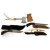 Image 1 : FOUR NOVELTY ANTLER HANDLED BLADES