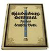 Image 1 : GERMAN BOOK HINDENBURG MEMORIAL 1925