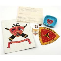 GROUPING OF MISCELLANEOUS MILITARY ITEMS