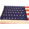 Image 2 : 1896-1908 US 45 STAR 8 BY 12 FOOT COTTON FLAG