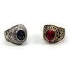 Image 1 : STERLING SILVER VIETNAM VET & WW2 RING LOT
