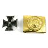 Image 1 : REPRO WWII GERMAN IRON CROSS 1ST C. & BELT BUCKLE